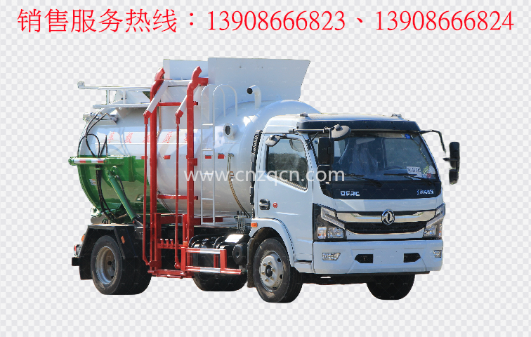 東風大多利卡D7餐廚垃圾車(圓罐)